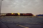 CP AC44CW Locomotives leading a train